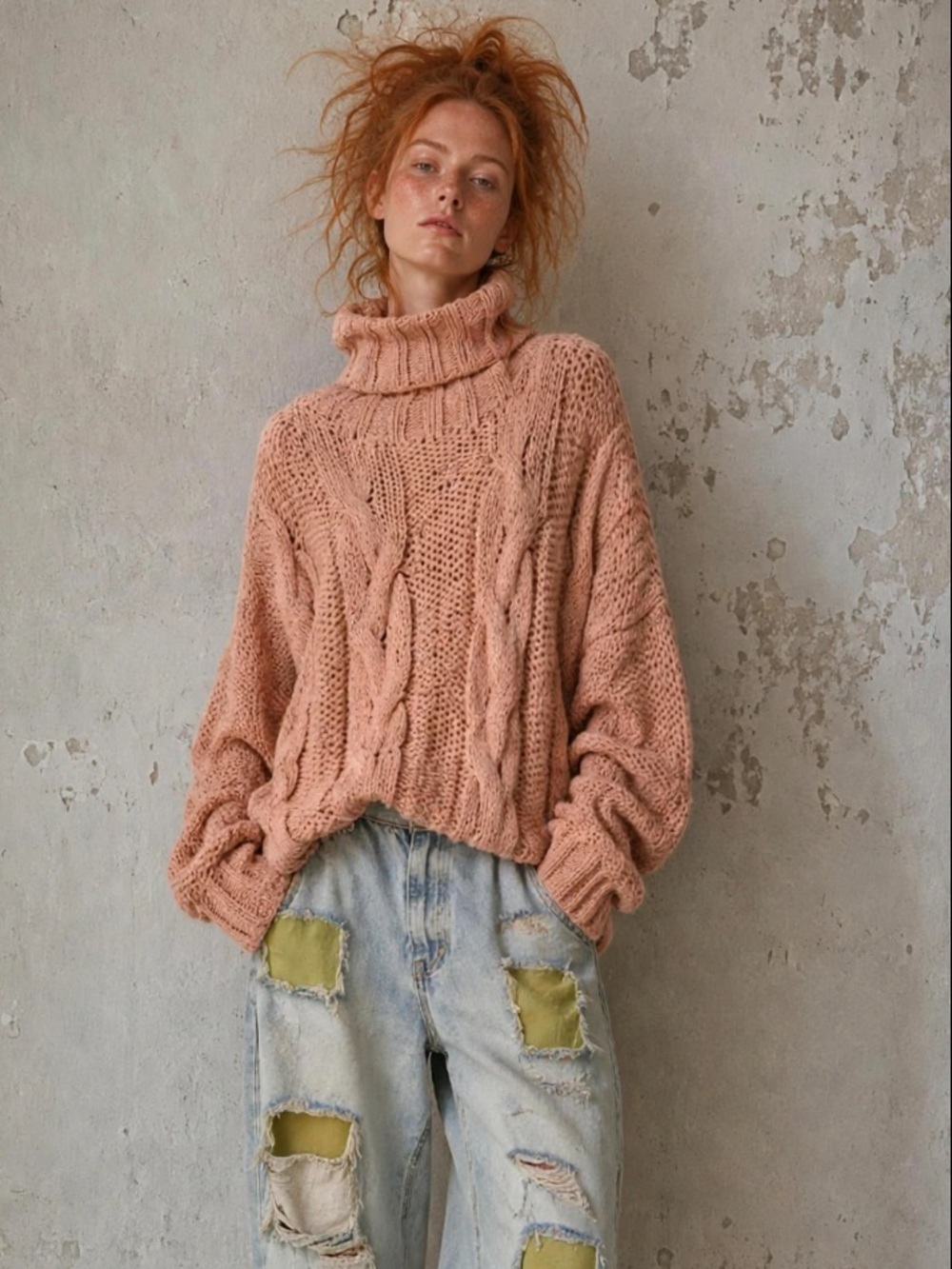 OKAKI oversized slouchy sweater
